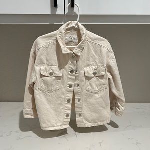 White Denim Zara Jacket